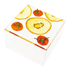 レジンの小物入れ 押し野菜 押しフルーツ